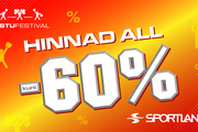 Sportlandi allahindluskampaania - kuni 60%