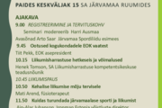 Kutse II Liikumisharrastuse seminarile  Paides