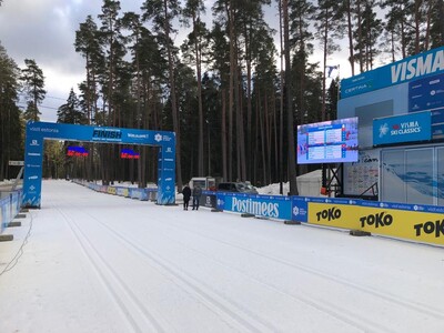 Foto tehtud 18.02 Tartu Maratoni finišist. Autor: Klubi Tartu Maraton.