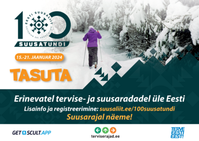 Tasuta suusatunnid leiad www.scult.app/100suusatundi