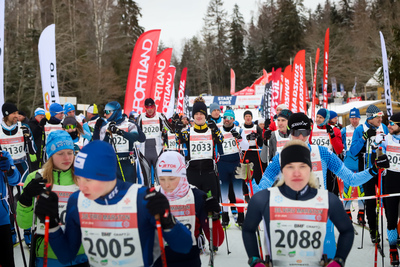 Suusapäeva Mõedakal 38. Viru Maratonil nautis üle 600 inimese. FOTO: Kaimo Puniste