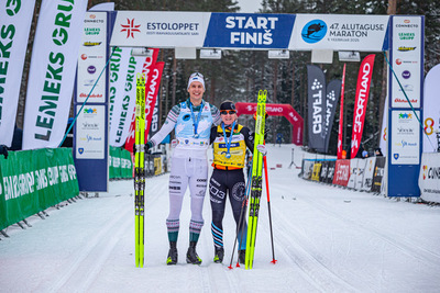 47. Alutaguse Maratoni võitjad Henri Roos ja Tatjana Mannima