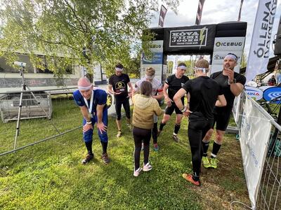 Kaks esimest tiimi, Spordisemu Lõvid ja Copper Trainings Ässad said kokku finišis