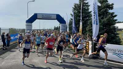 Ülemiste järveringile starditi Tallinna Veepuhastusjaamast vahetule järve äärest