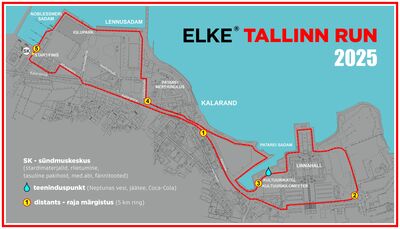 RAJA KAART - Elke Tallinn Run Noblessner 2025