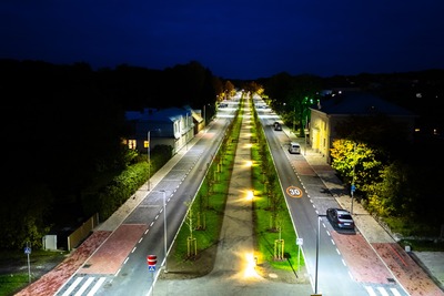 Ööjooksu stardi ja finiši asukoht (foto: Ain Liiva)