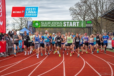 2025 a. Suurjooks ümber Viljandi järve start (foto: Tarmo Tomson)