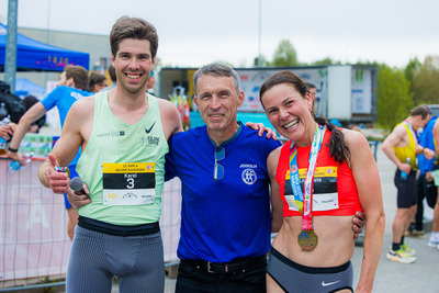 Vasakult: Karel Hussar, Donatas Narmont ja Liis-Grete Hussar