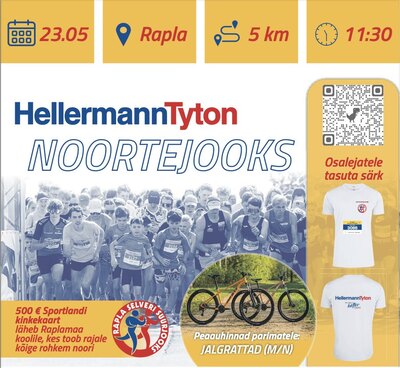 Noortejooks ootab rajale – särgid, medalid ja võimalus võita jalgratas