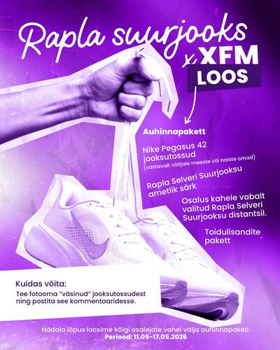 XFM-is läks käima “tossumäng” – võida uhiuued Nike Pegasus 42!