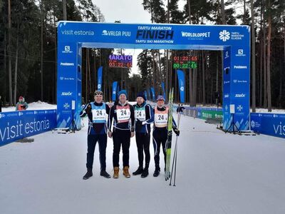 Vasakult: Arvo Raja, Indrek Pak, Sulev Muru ja Kaarel Toss. Foto: erakogu