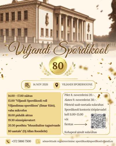 Viljandi Spordikool-80.aastapäev
