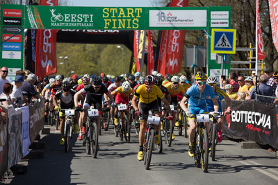 16. Mulgi Rattamaratoni start Viljandi kesklinnast