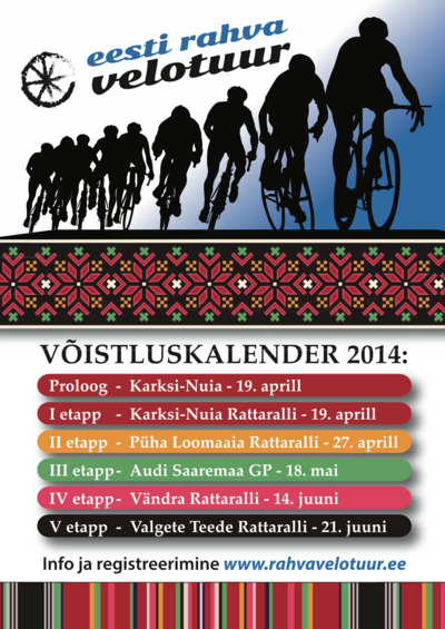 Eesti Rahva Velotuuri flaier