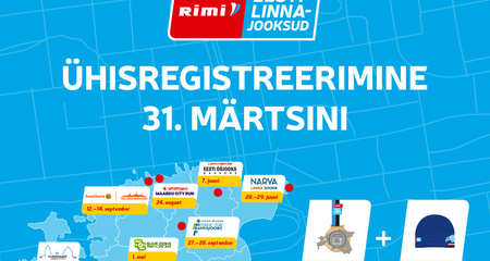Rimi Eesti Linnajooksude soodusregistreerimine märtsi lõpuni!