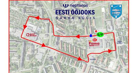 TUTVU: Narva Ööjooksu 2,5 km linnaring