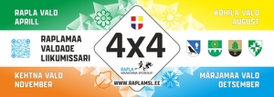 Raplamaa valdade liikumissari 4x4 rattamatk, maakonna MV maratonis