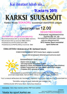 Karksi Suusasõit-EDASI LÜKATUD