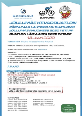 Jõulumäe kevadduatlon/Pärnumaa MV duatlonis