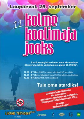 11. Kolme koolimaja jooks