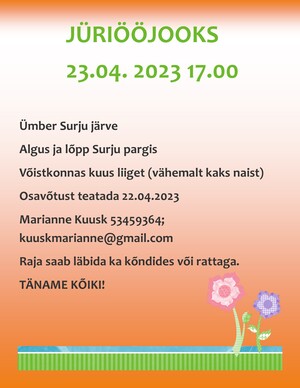 Jüriöö teatejooks ümber Surju järve
