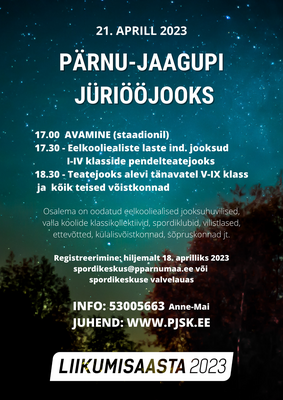 Pärnu-Jaagupi Jüriööjooks 2023